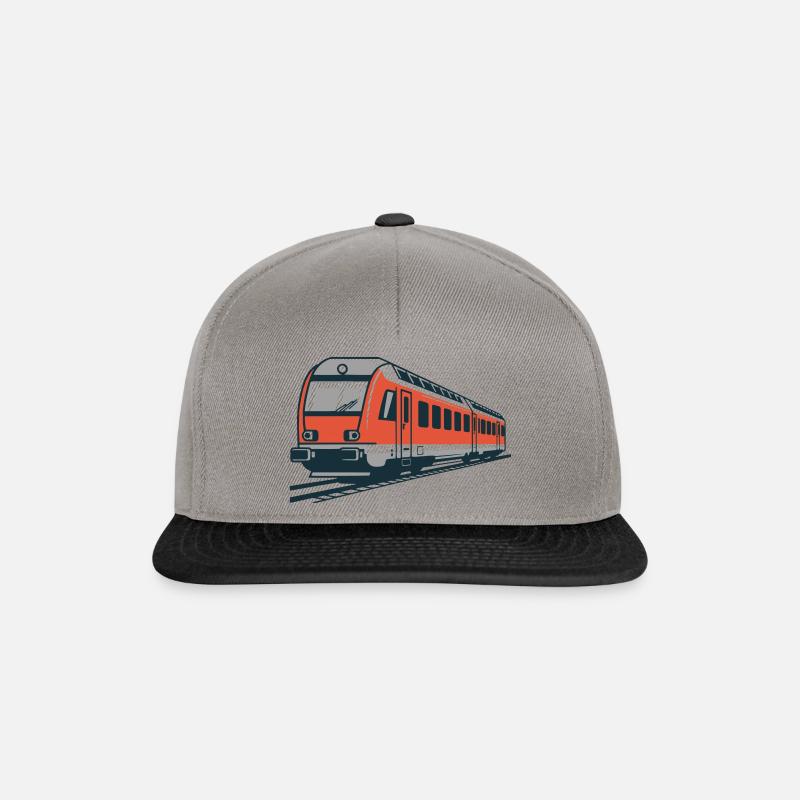 S-Bahn - Snapback Cap - Graphit/Schwarz