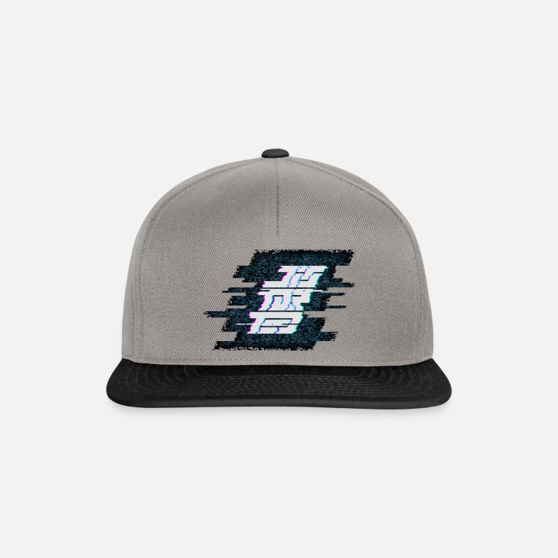 Distorted - Snapback Cap - Graphit/Schwarz
