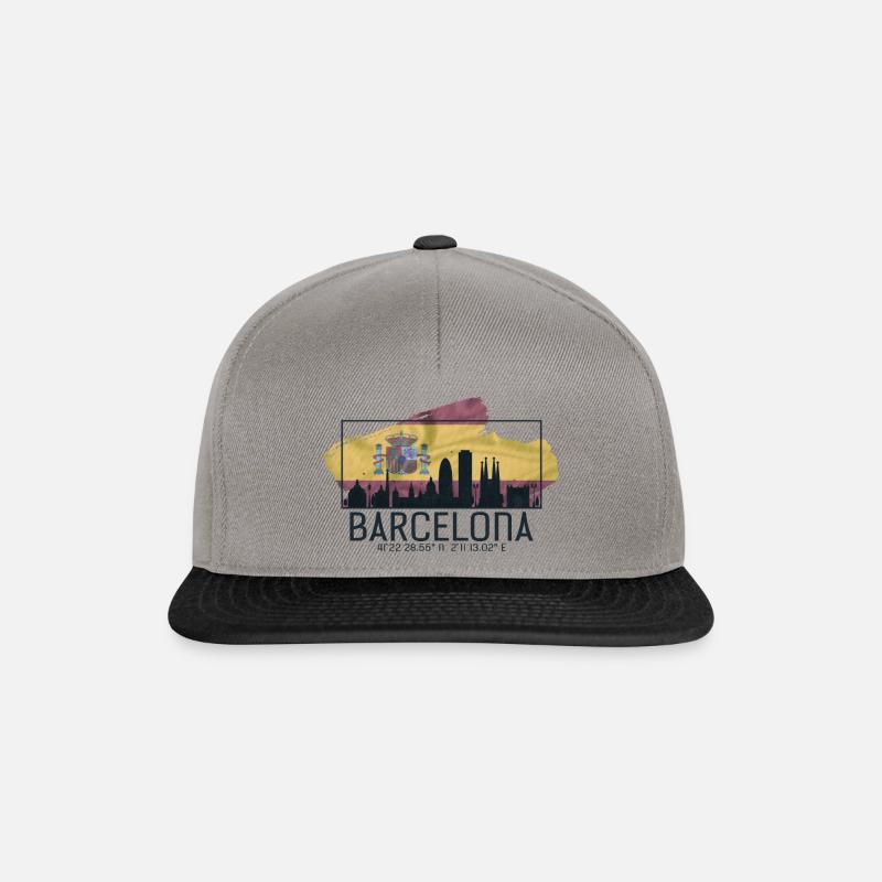 Barcelone est toujours une bonne idée - Casquette snapback - gris graphite/noir
