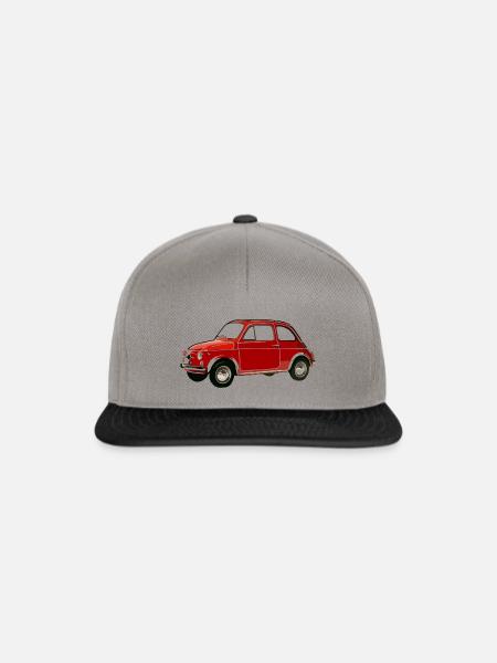 500 - Snapback Cap - Graphit/Schwarz