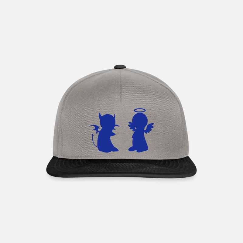 Angels and devils - Snapback Cap - graphite/black
