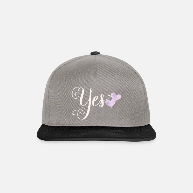 Yes I will - Snapback Cap - graphite/black