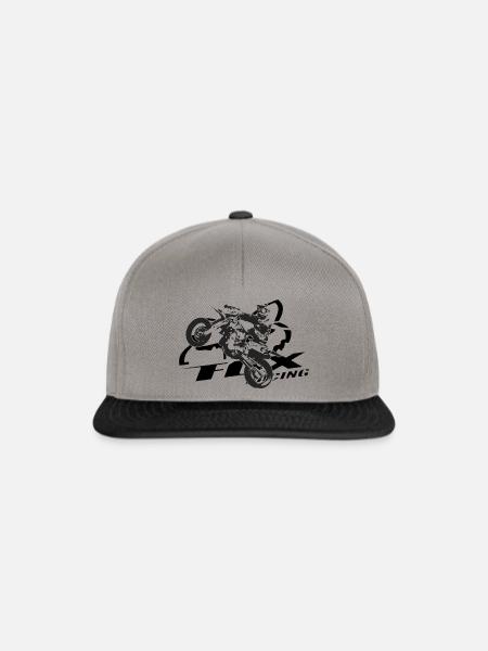 Fox MX - Snapback Cap - Graphit/Schwarz