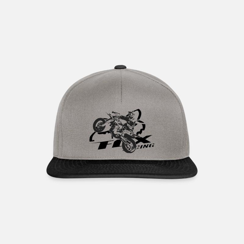 Fox MX - Snapback Cap - Graphit/Schwarz