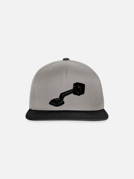 Teppichspanner Logo für Teppichläufer - Snapback Cap - Graphit/Schwarz