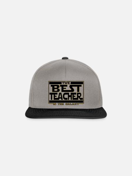 Der beste Lehrer der Galaxie - Snapback Cap - Graphit/Schwarz