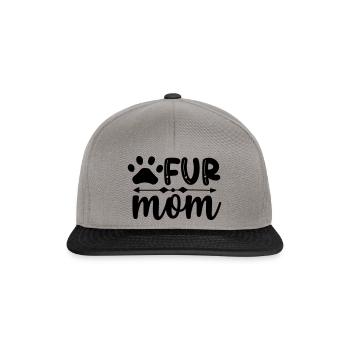 pour maman 2 - Casquette snapback - gris graphite/noir - Devant