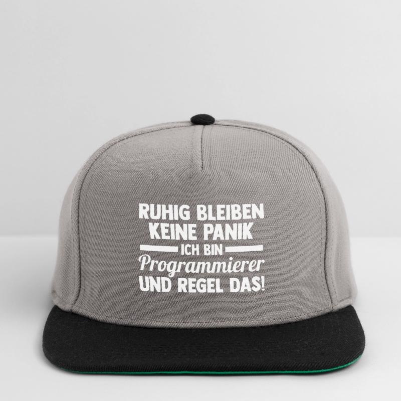 Programmieren Entwickler Coder Programmierer Snapback Cap