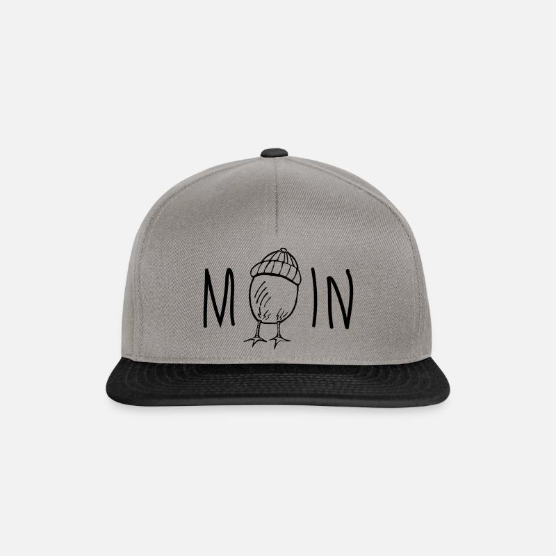 Moin EI Hamburg - Snapback Cap - Graphit/Schwarz