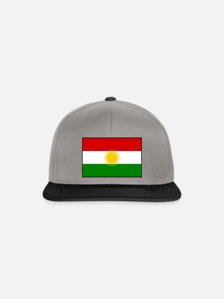 kurdistan - Snapback Cap - Graphit/Schwarz