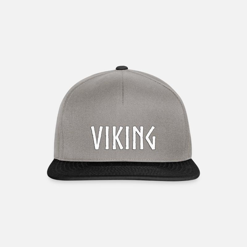 Wikinger - Snapback Cap - Graphit/Schwarz