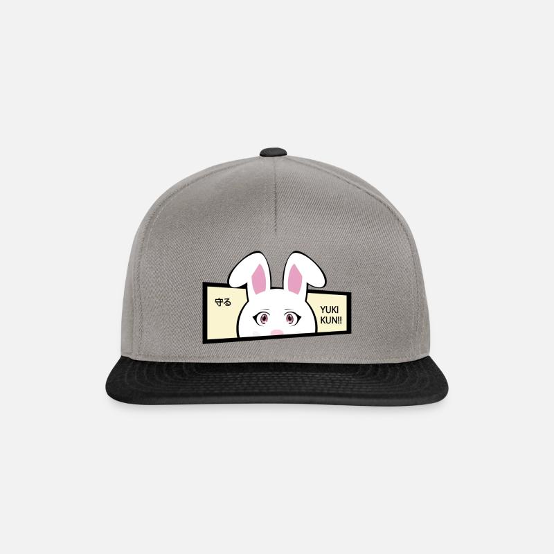 Ora Yuki !! - Casquette snapback - gris graphite/noir