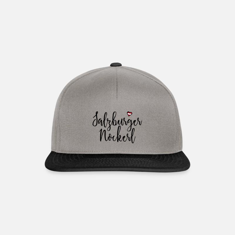 Salzburger Nockerl - Snapback Cap - Graphit/Schwarz