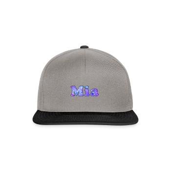 name: Mia - Snapback Cap - graphite/black - Front