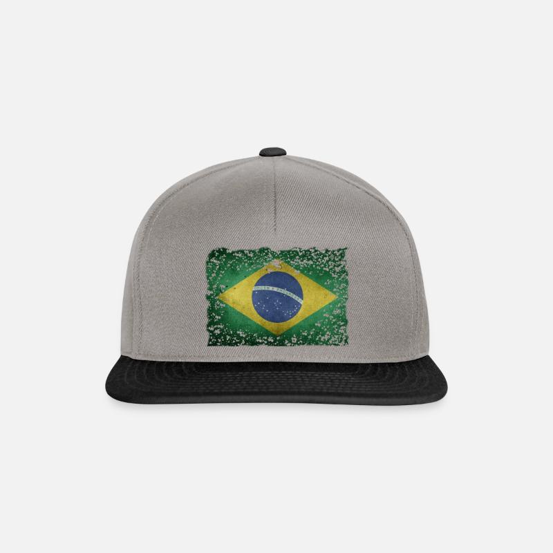 Brazil - Snapback Cap - graphite/black