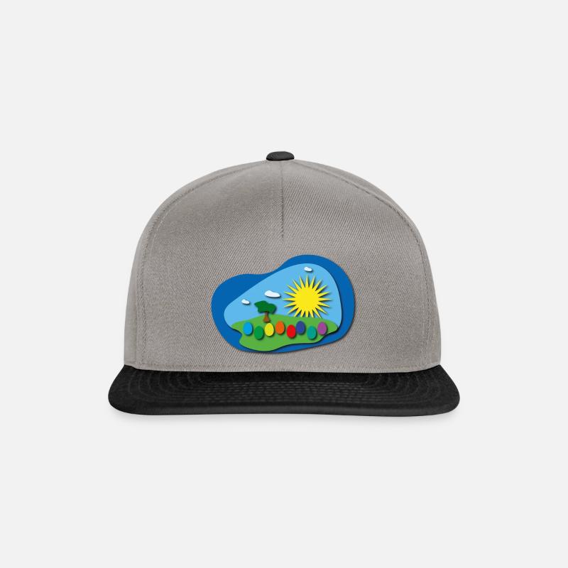 ostern 1 - Snapback Cap - Graphit/Schwarz