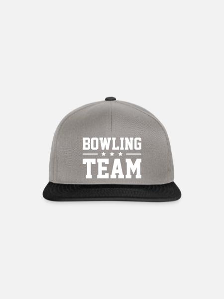 Bowling Team - Snapback Cap - Graphit/Schwarz