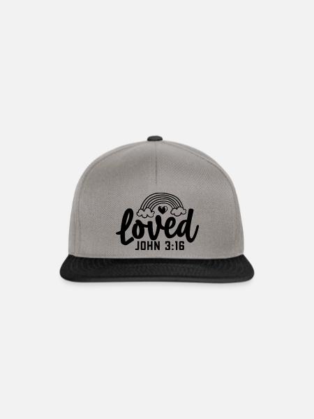 Loved john - Snapback Cap - Graphit/Schwarz