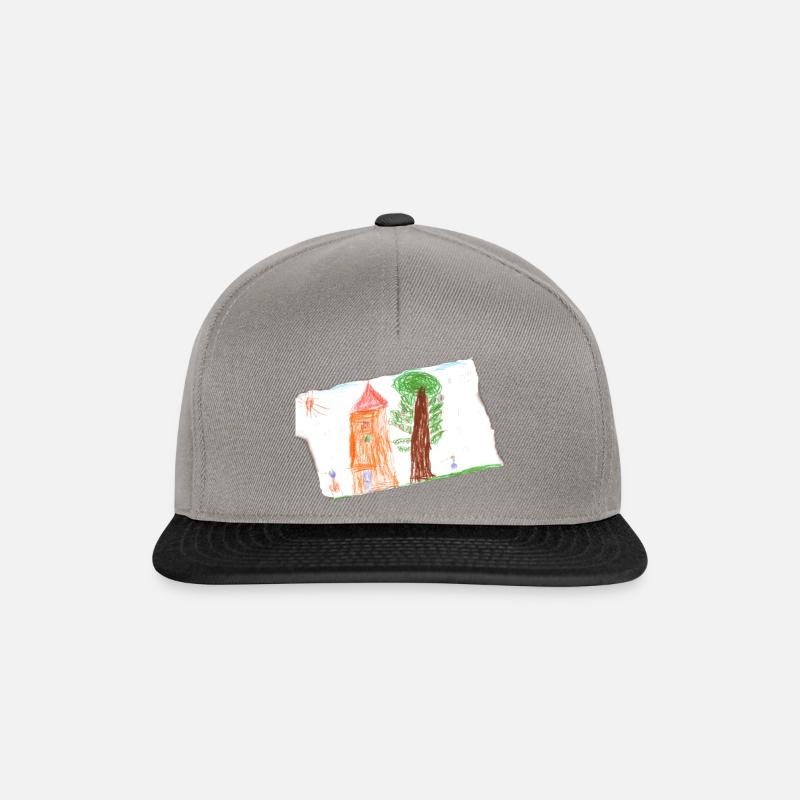 MalteWorld - Snapback Cap - Graphit/Schwarz
