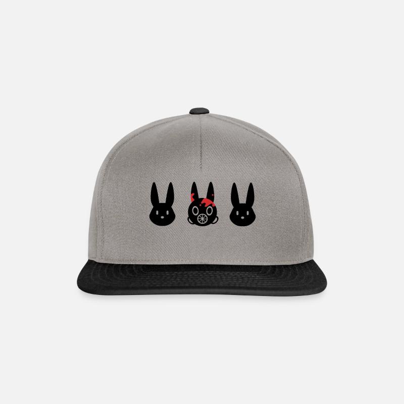 KILLERBUNNY [VOL.1] BLACK - Snapback Cap - Graphit/Schwarz