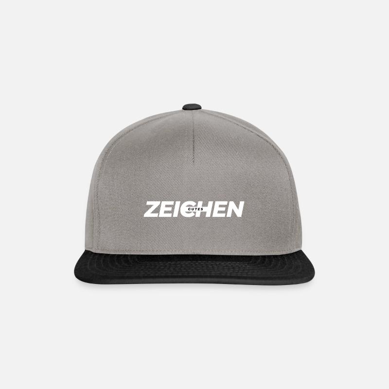 Gutes Zeichen - Positives Design - Snapback Cap - Graphit/Schwarz
