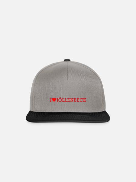 I LOVE BIELEFELD JÖLLENBECK R - Snapback Cap - Graphit/Schwarz
