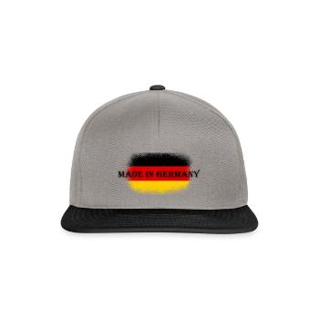 Made in Germany - Snapback Cap - Graphit/Schwarz - Vorne