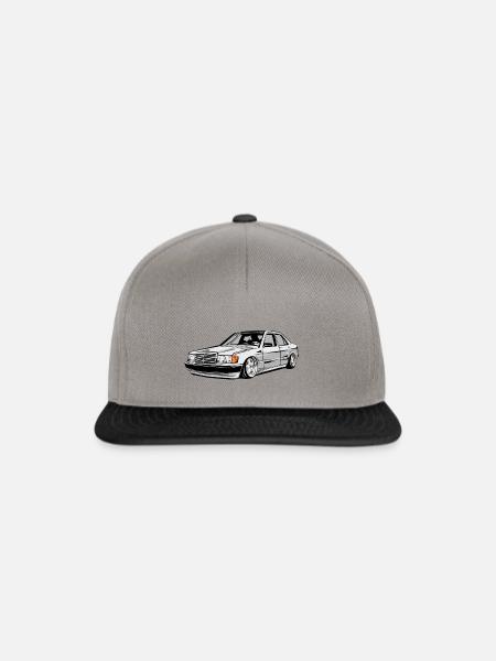 W201 E190 tuning car - Snapback Cap - Graphit/Schwarz