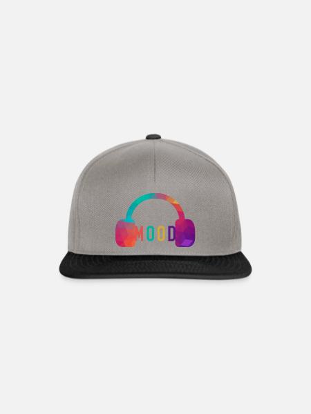 Mood - Snapback Cap - Graphit/Schwarz