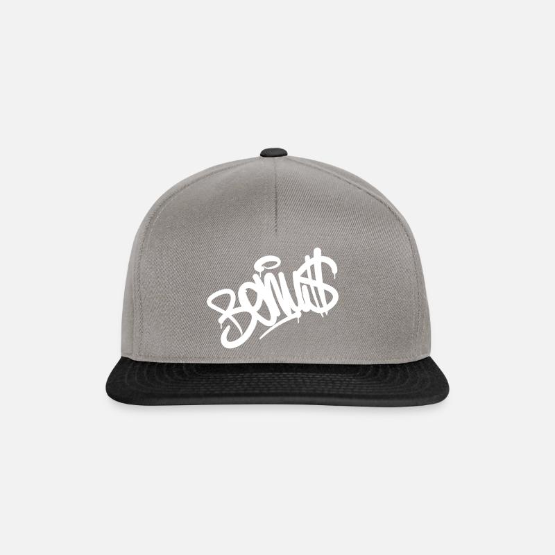 BONUS - Casquette snapback - gris graphite/noir