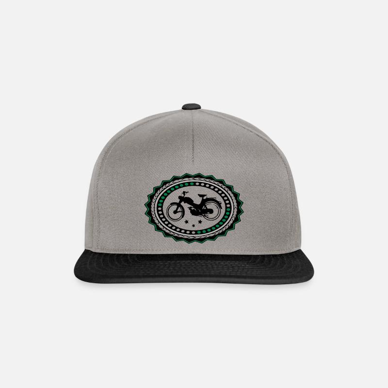 Mofa MV 50 vintage - Snapback Cap - Graphit/Schwarz