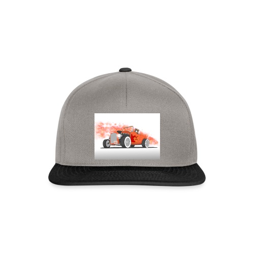 Hot Rod with flames - Snapback Cap