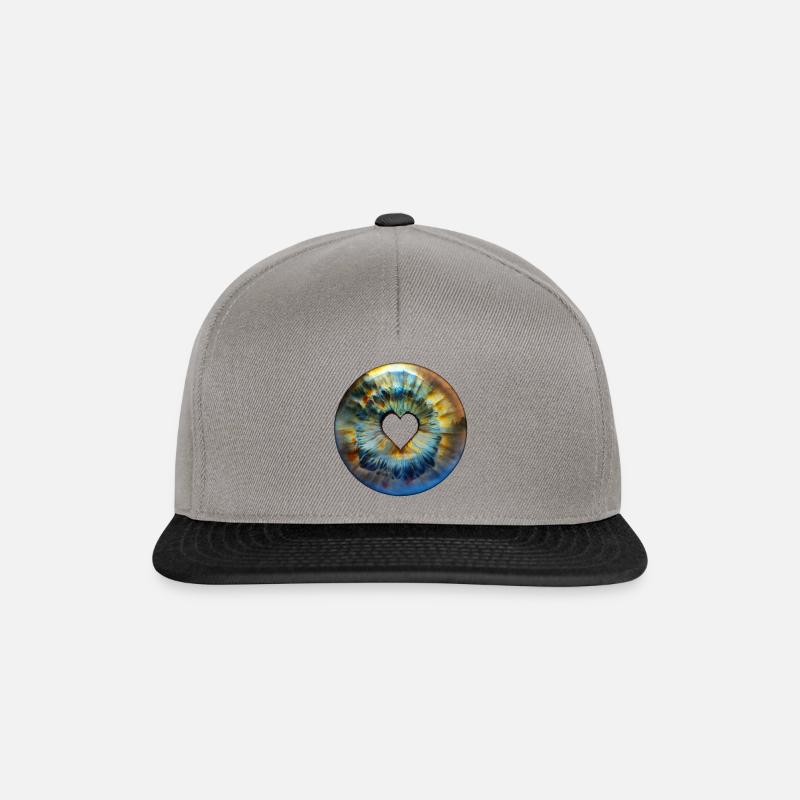 Eye Love Iris - Snapback Cap - Graphit/Schwarz