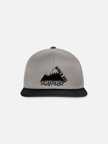apres ski 1 - Snapback Cap - Graphit/Schwarz
