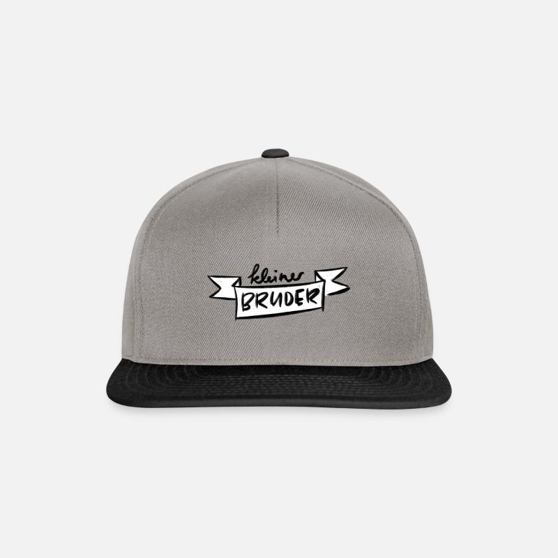 Kleiner Bruder - Snapback Cap - Graphit/Schwarz