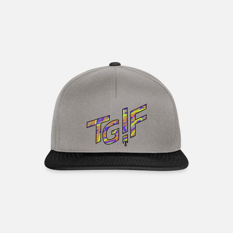 TGIF3 - Snapback Cap - Graphit/Schwarz