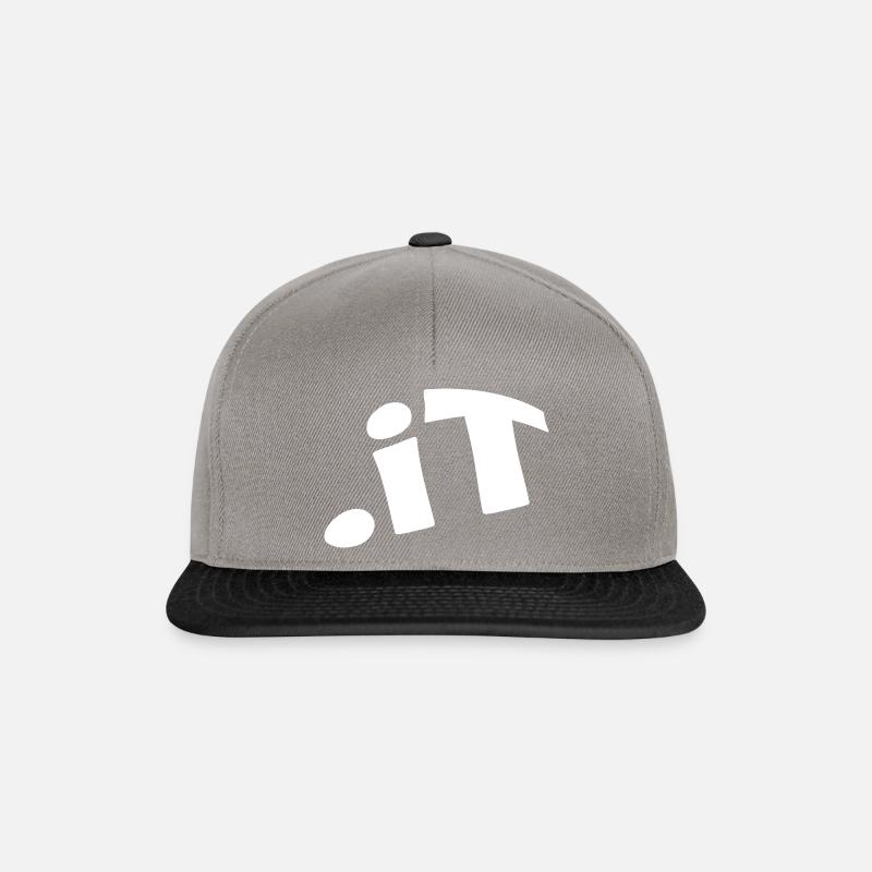 Italy Internet code of the country - Snapback Cap - graphite/black