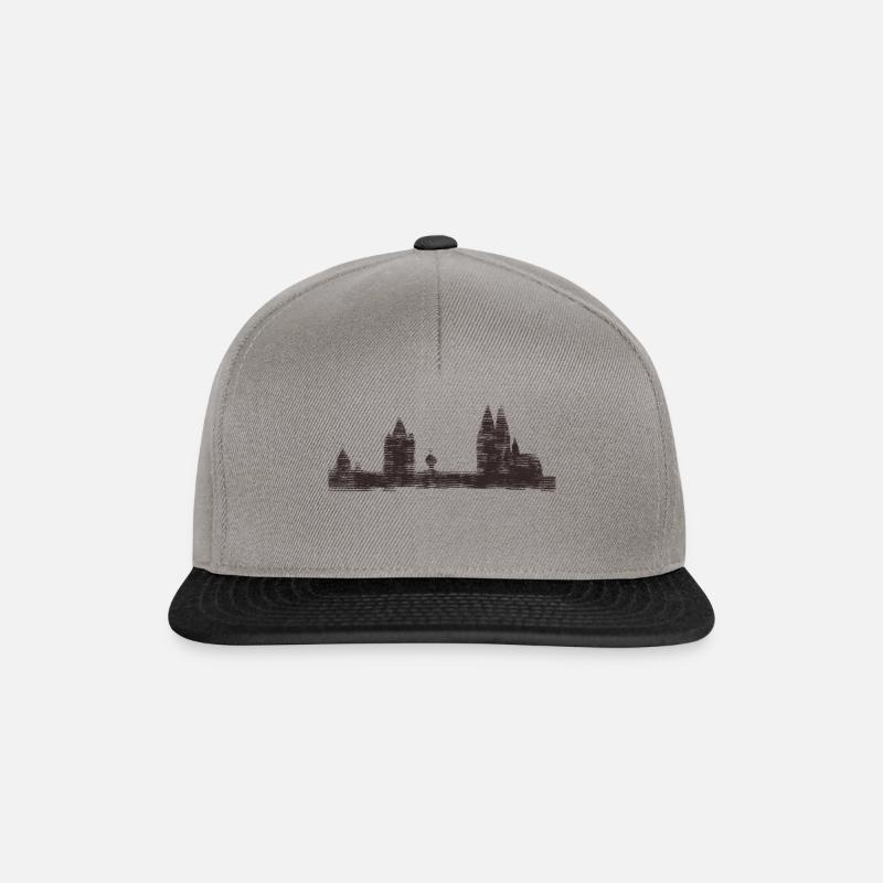 köln schatten - Snapback Cap - Graphit/Schwarz