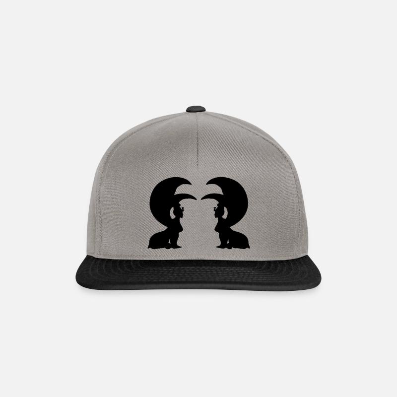THE NEVER ENDING STORY SPHINX GATE BLACK - Casquette snapback - gris graphite/noir