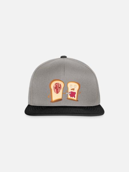Toast Killer - Snapback Cap - Graphit/Schwarz