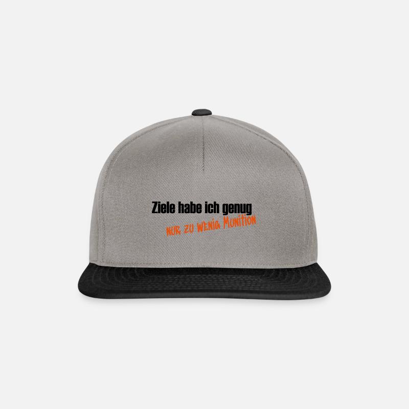 Munition - Snapback Cap - Graphit/Schwarz