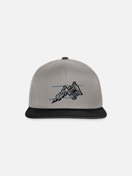 Tattoo machine inked tattoo - Snapback Cap - graphite/black