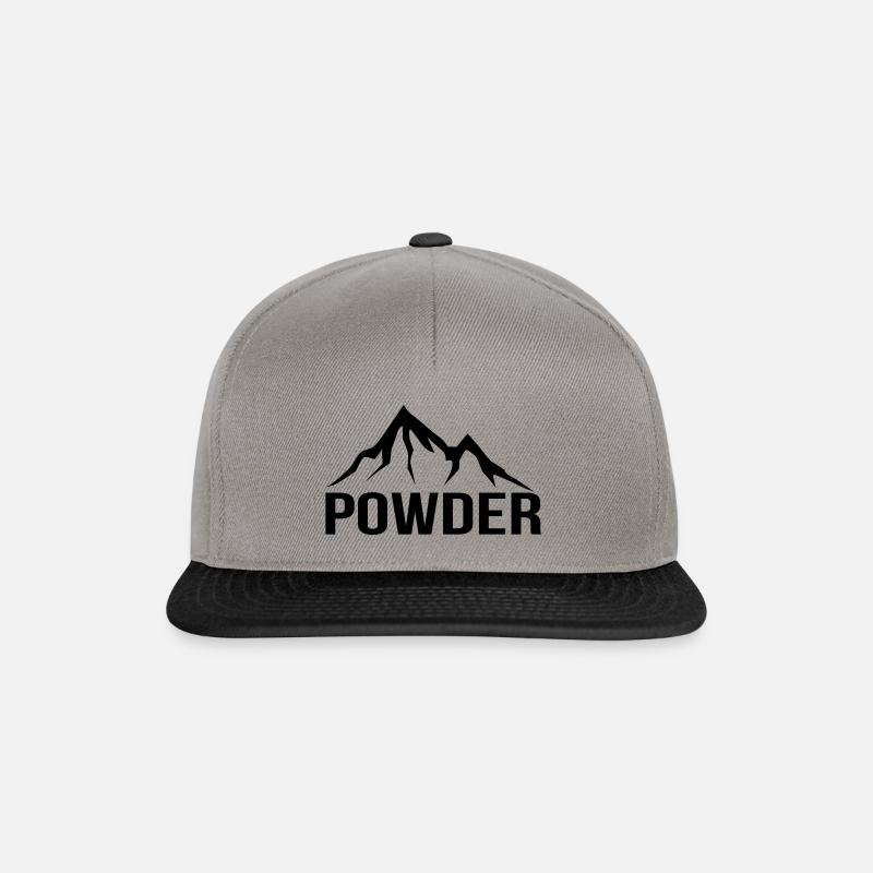 Powder - Snapback Cap - Graphit/Schwarz
