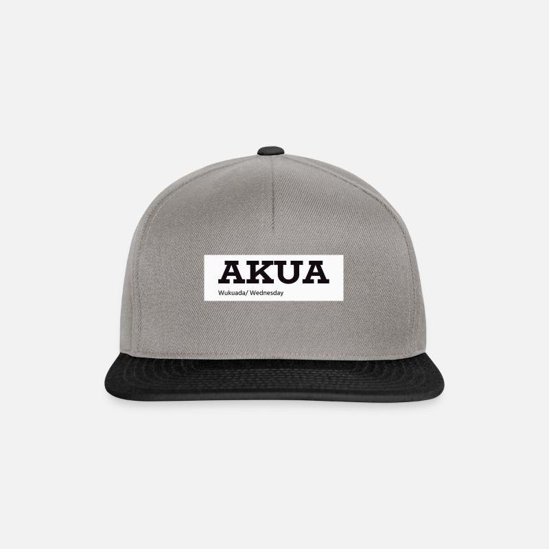 Akua - Snapback Cap - Graphit/Schwarz