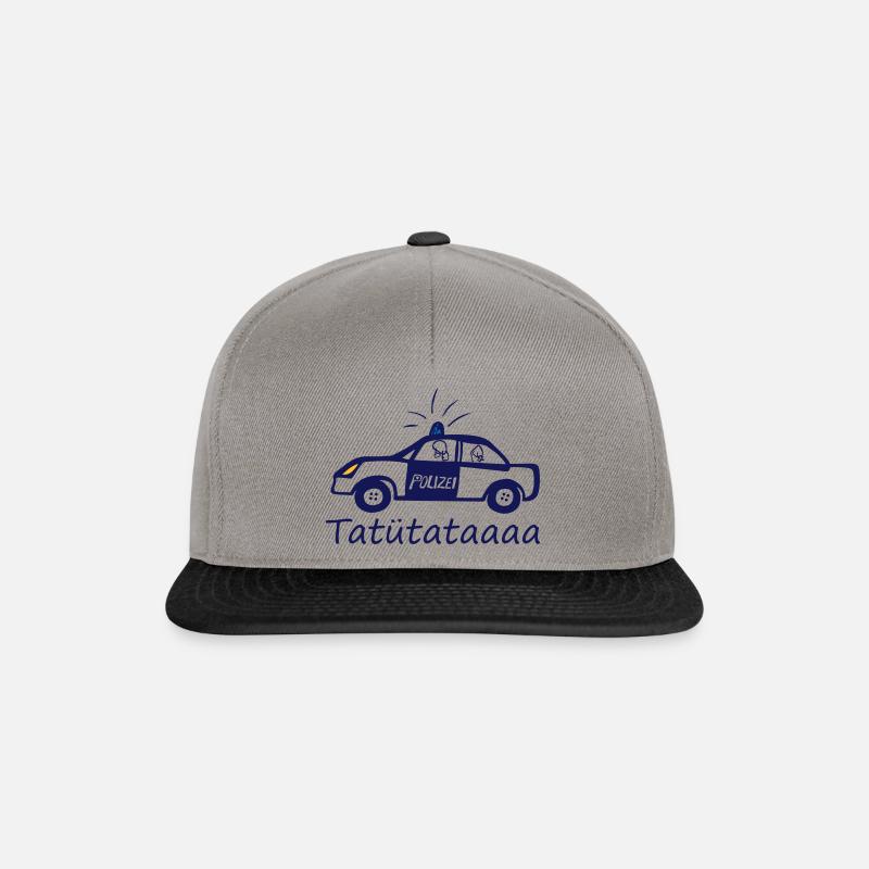 Tobi´s Polizeiauto Tatütataaa - Snapback Cap - Graphit/Schwarz