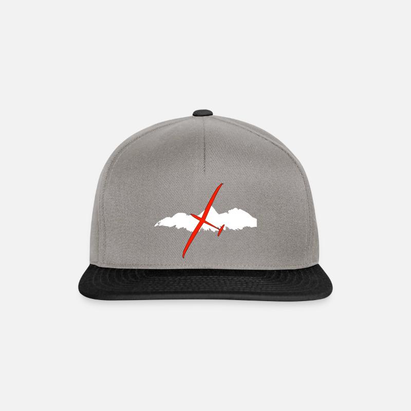 87 Glider Glider Glider Pilot - Snapback Cap - graphite/black