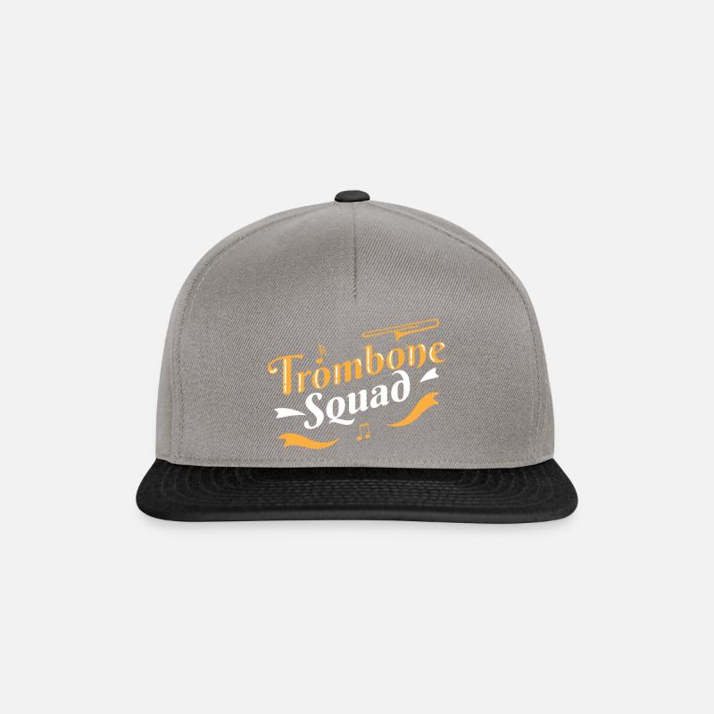 Posaune Posaunist - Snapback Cap - Graphit/Schwarz