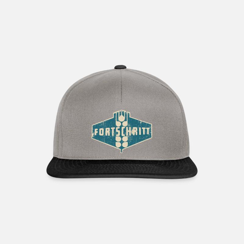 LPG - FORTSCHRITT DDR Retro IFA - Snapback Cap - Graphit/Schwarz