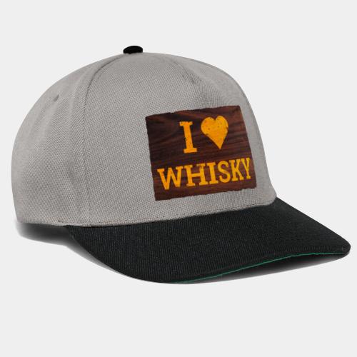 I Love Whisky - Schild - Snapback Cap