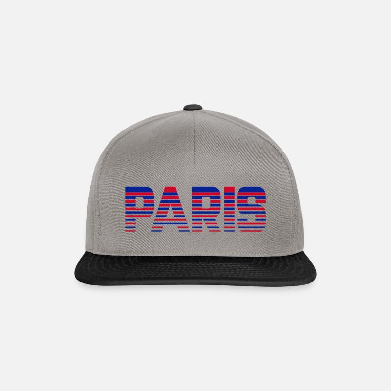 Paris - Snapback Cap - graphite/black